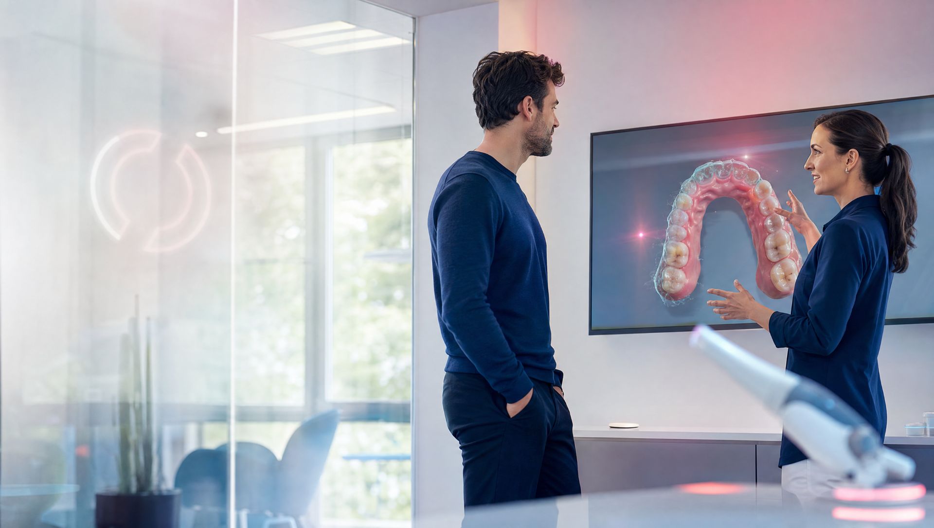 Beratung mit digitalem 3D-Scan in der Praxis